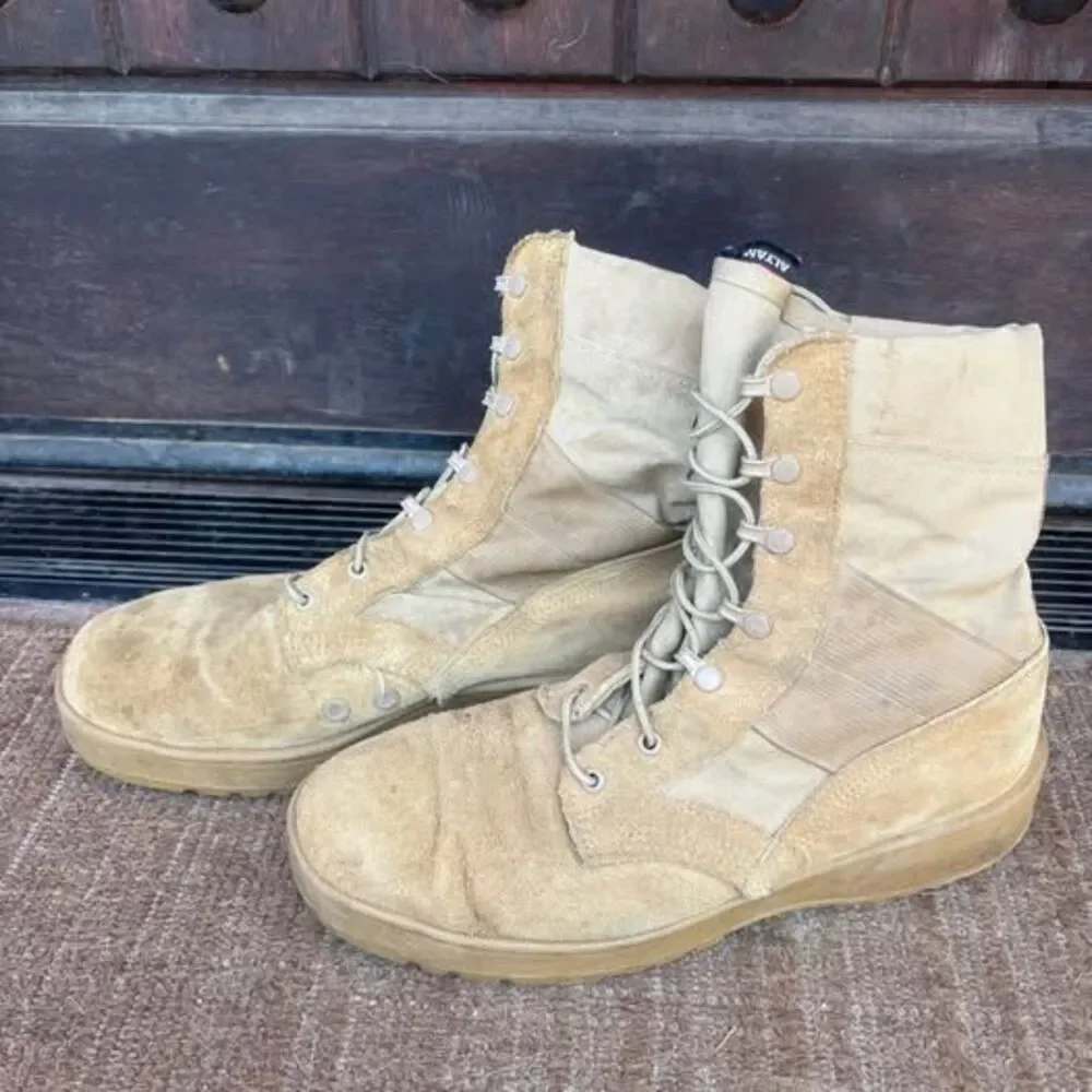 Altama Tan Suede Military Combat Boots Size 10.5 R